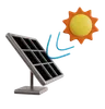 Solar Panel And Sun Renewable Energy