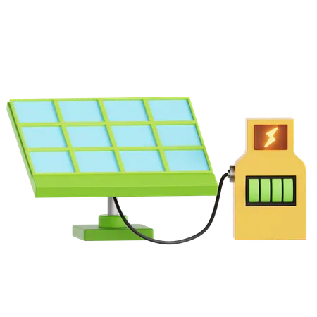 Solar Panel Energy  3D Icon