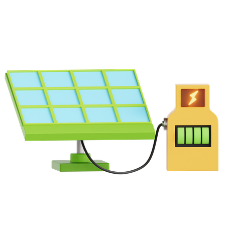 Solar Panel Energy  3D Icon