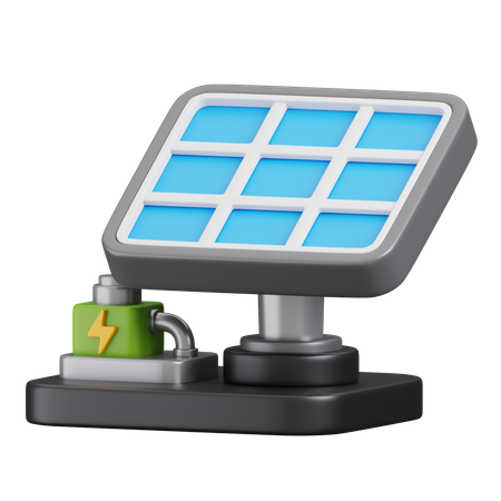 Solar Panel Energy  3D Icon