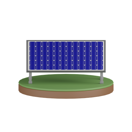 Solar Panels  3D Icon