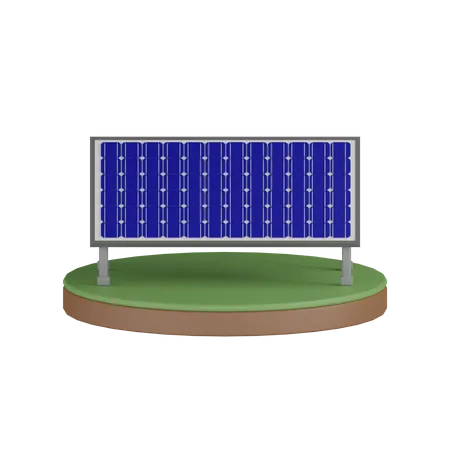 Solar Panels  3D Icon