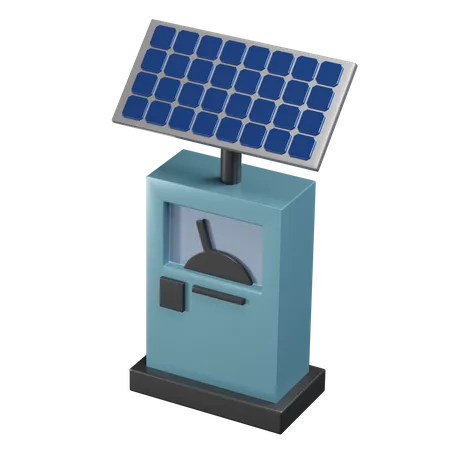 Solar Station 3D Icon