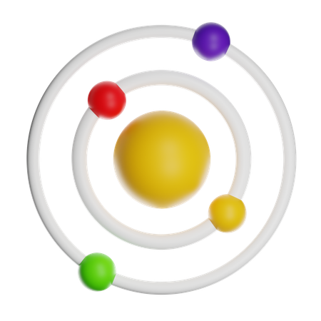 Solar System  3D Icon