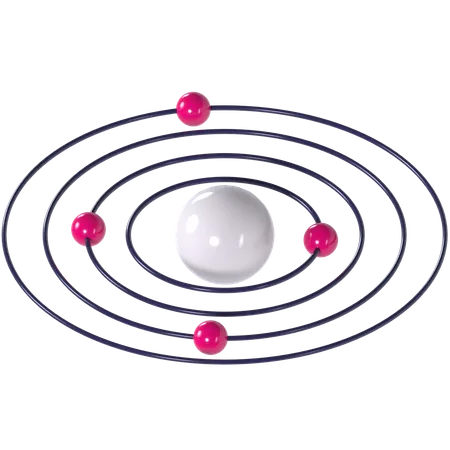 Solar System  3D Icon