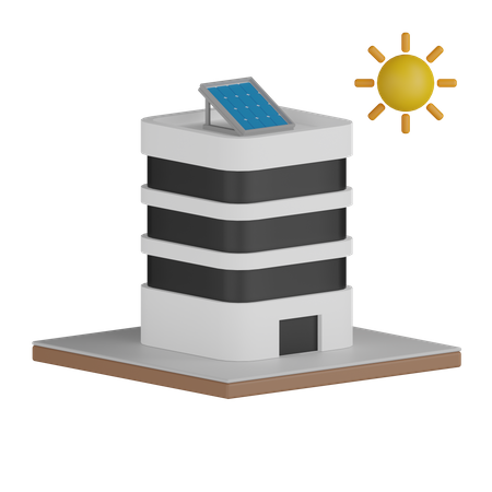 Solar Tower  3D Icon
