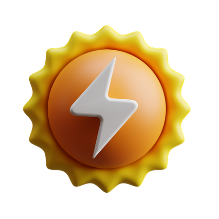 Solarenergie  3D Icon