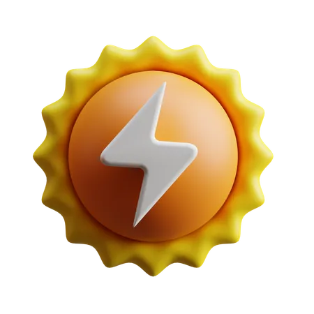 Solarenergie  3D Icon