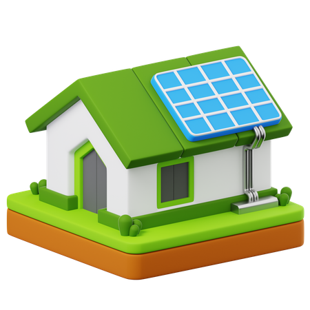 Solarhaus  3D Icon