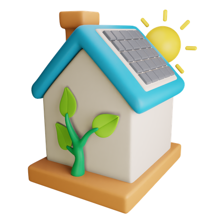 Solarhaus  3D Icon