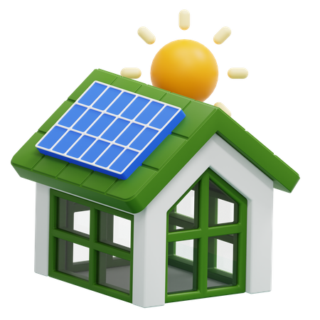 Solarhaus  3D Icon