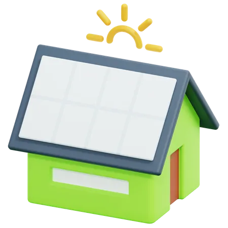 Solarhaus  3D Icon