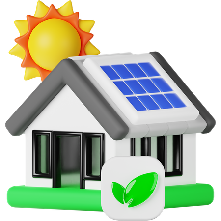 Solarhaus  3D Icon