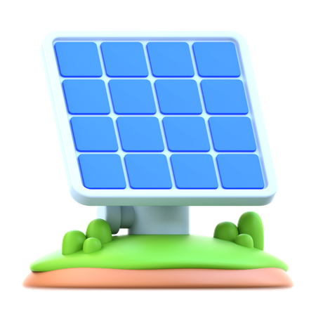 Sonnenkollektor  3D Icon