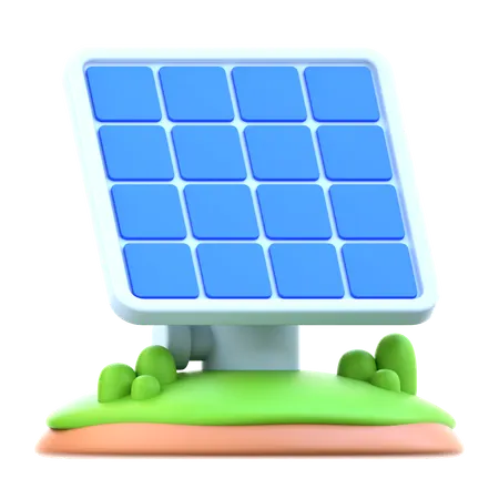 Sonnenkollektor  3D Icon