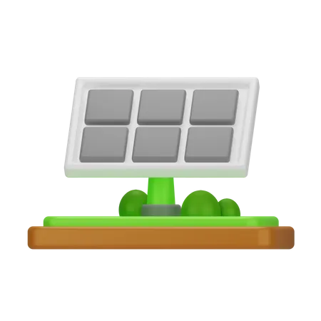 Sonnenkollektor  3D Icon