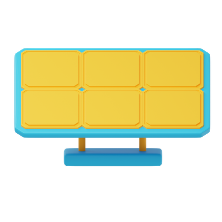 Solarpark  3D Icon