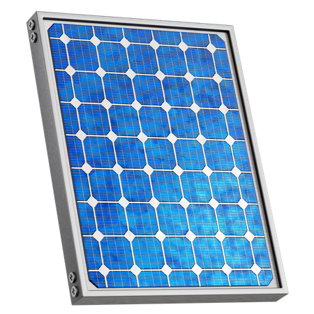 Solarzelle  3D Icon
