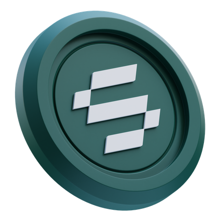 Criptomoeda solayer  3D Icon