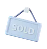Sold Hanging Sign