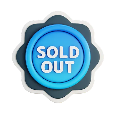 Sold Out  3D Icon