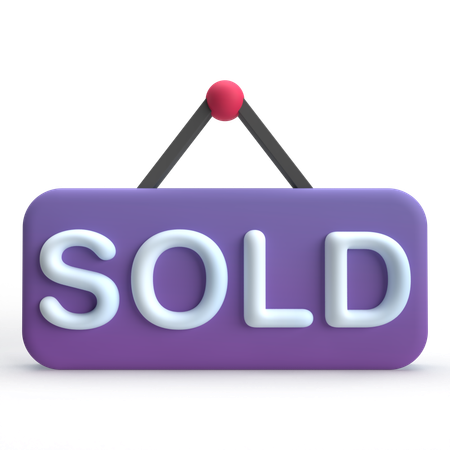 Sold Out  3D Icon