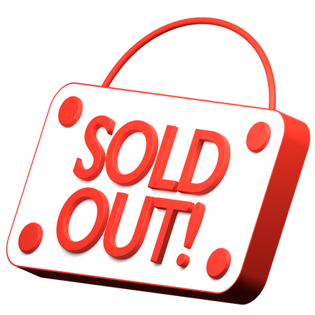 Sold Out  3D Icon