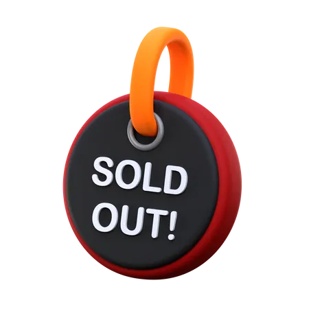 Sold Out  3D Icon