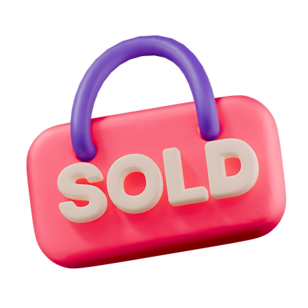 Sold Out  3D Icon