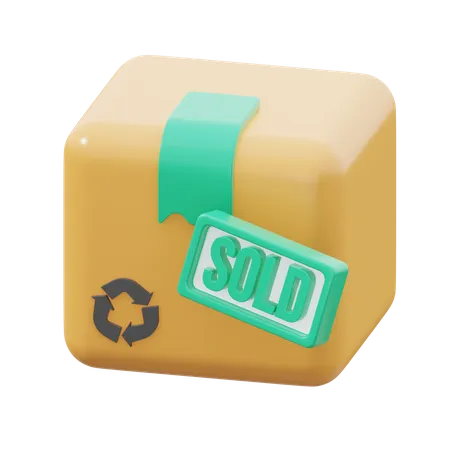 Sold Package  3D Icon