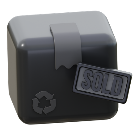 Sold Package  3D Icon