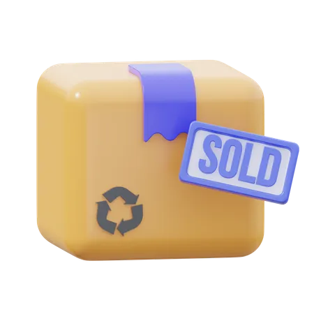 Sold Package  3D Icon