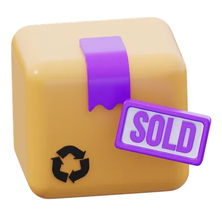 Sold Package  3D Icon