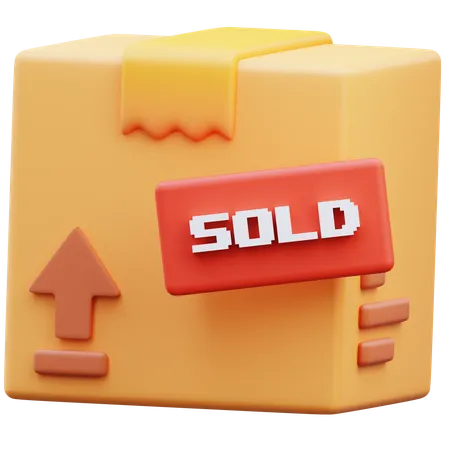 Sold Package  3D Icon