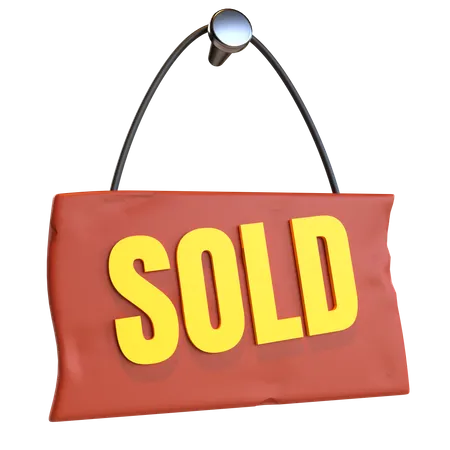 Sold Signage  3D Icon