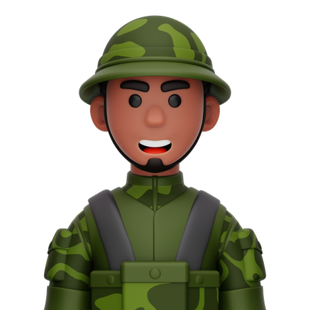 Soldado  3D Icon