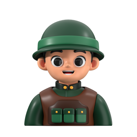 Soldado  3D Icon