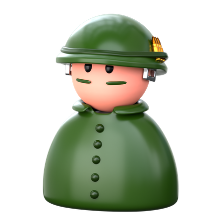 Soldat  3D Icon
