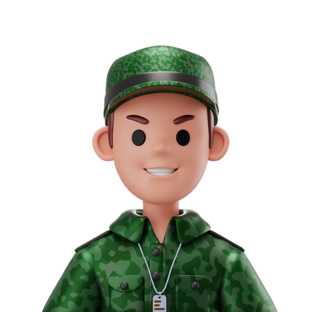 Soldat  3D Icon