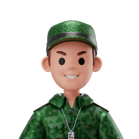 Soldat  3D Icon