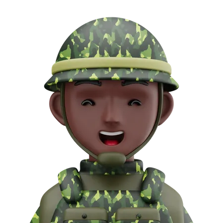 Soldat  3D Icon