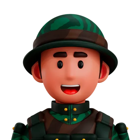 Soldat  3D Icon