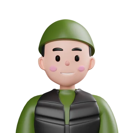 Soldat  3D Icon