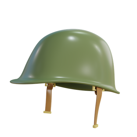 Soldat Helm  3D Illustration