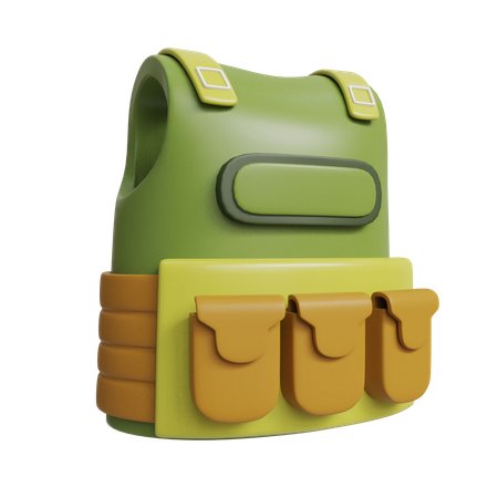 Soldatweste  3D Icon