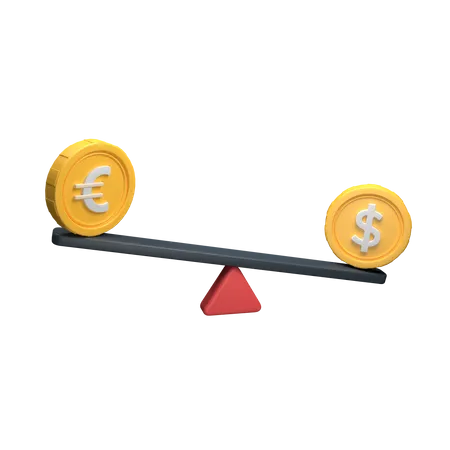 Solde monétaire  3D Icon