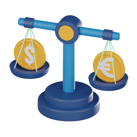 Équilibre financier  3D Icon