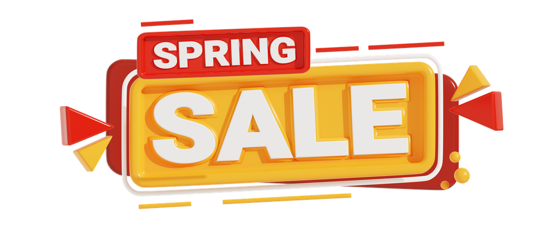 Soldes de printemps  3D Icon