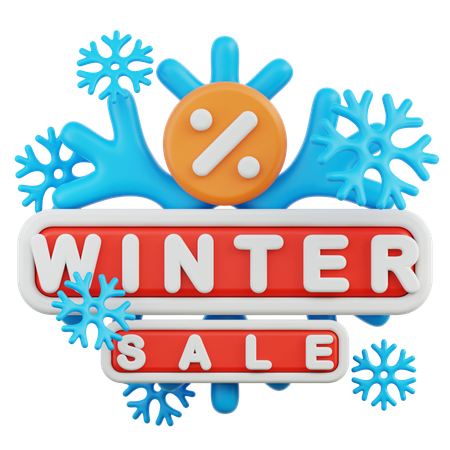 Soldes d'hiver  3D Icon