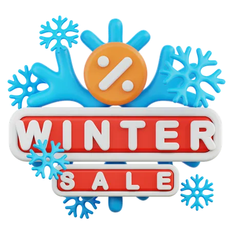 Soldes d'hiver  3D Icon